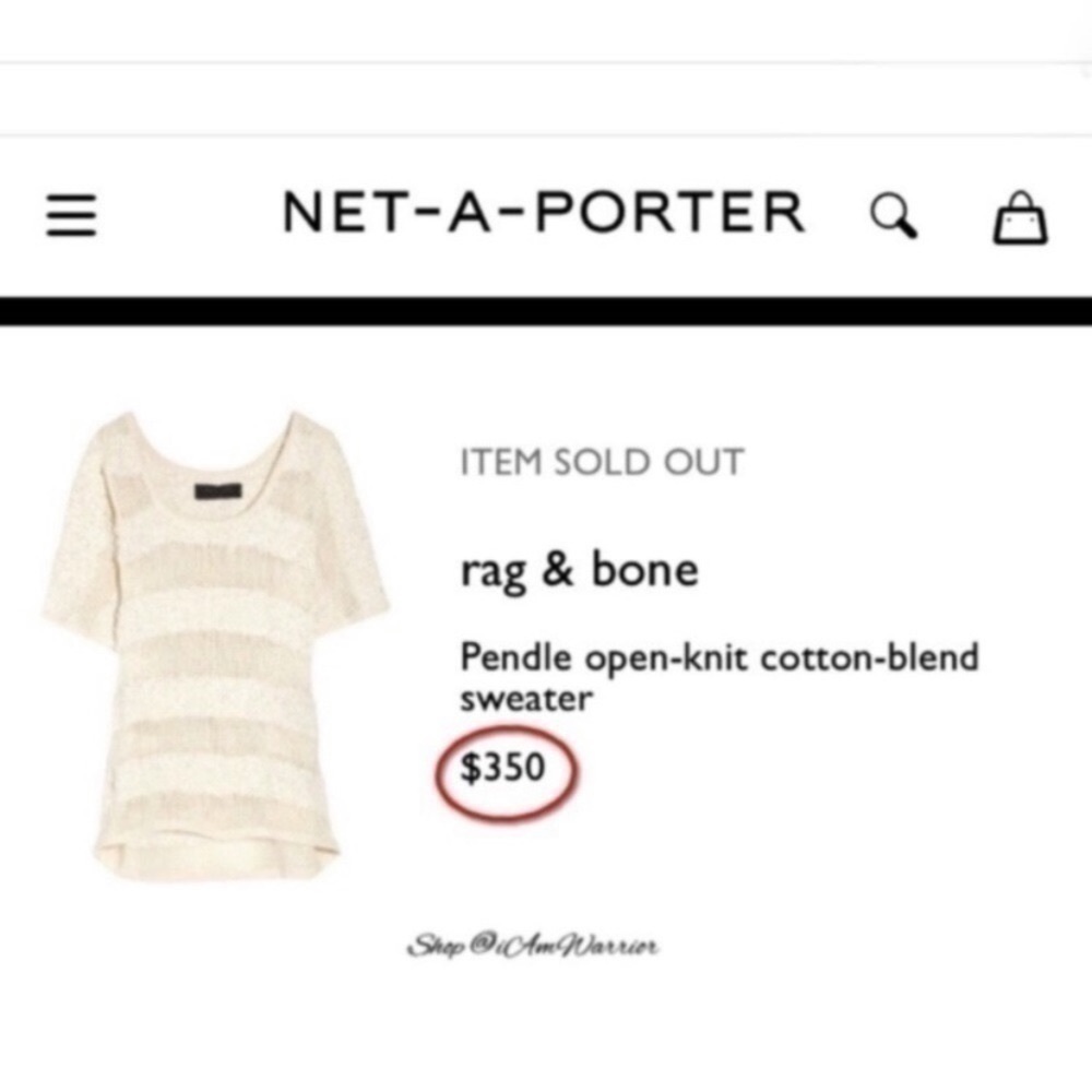 Rag & Bone textured stripe slouchy cotton-blend s… - image 8